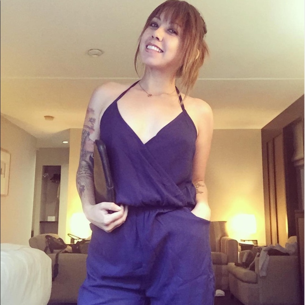 Navy Blue Jumpsuit